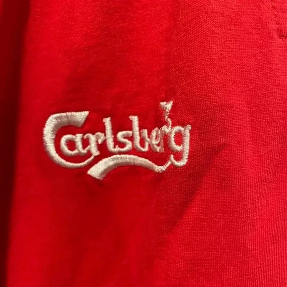 Carlsberg Official Beer England Mens Football Soccer Polo - Picture 5 of 8